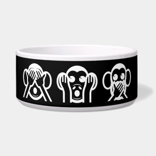 3 Wise Monkeys Emoji Bowl