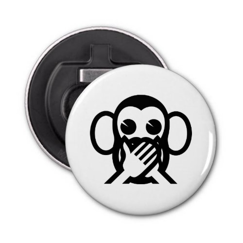 3 Wise Monkeys Iwazaru 言わざる Speak NO Evil Emoji Bottle Opener