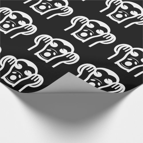 3 Wise Monkeys Kikazaru 聞かざる Hear NO Evil Emoji Wrapping Paper