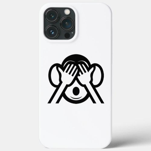 3 Wise Monkeys Mizaru 見ざる See NO Evil Emoji iPhone 13 Pro Max Case