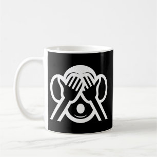 3 Wise Monkeys Mizaru 見ざる See NO Evil Emoji Coffee Mug