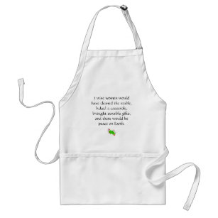 3 wise women adult apron