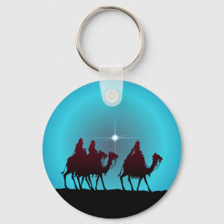 3 WISEMEN & STAR by SHARON SHARPE Keychain