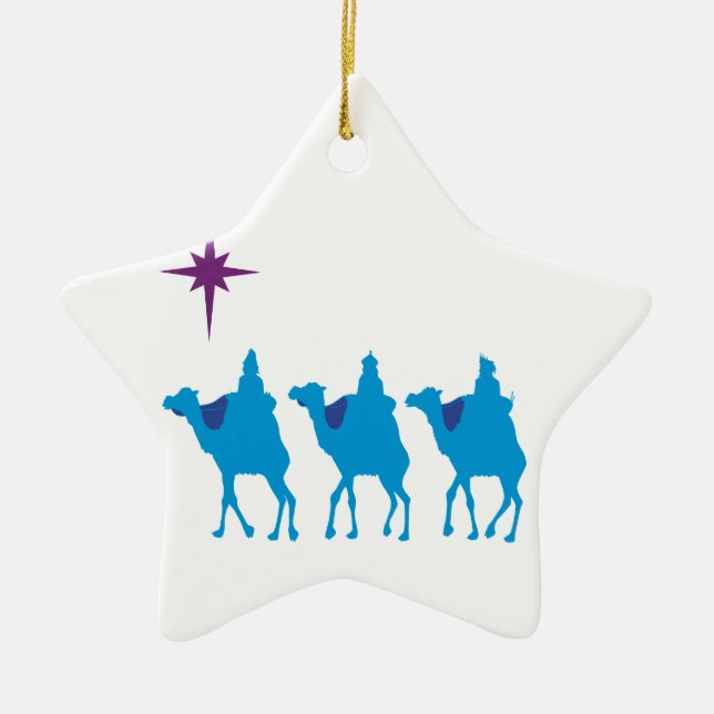 3 Wisemen Star Ornament (Front)