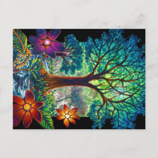 3 Wishes Tree Postcard