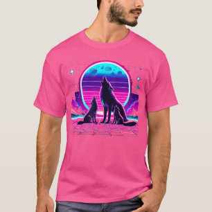 3 Wolves Howling At The Moon T-Shirt