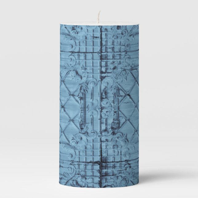 3"x6" Candle Rustic Tin Panel Ceiling Country West (Front)