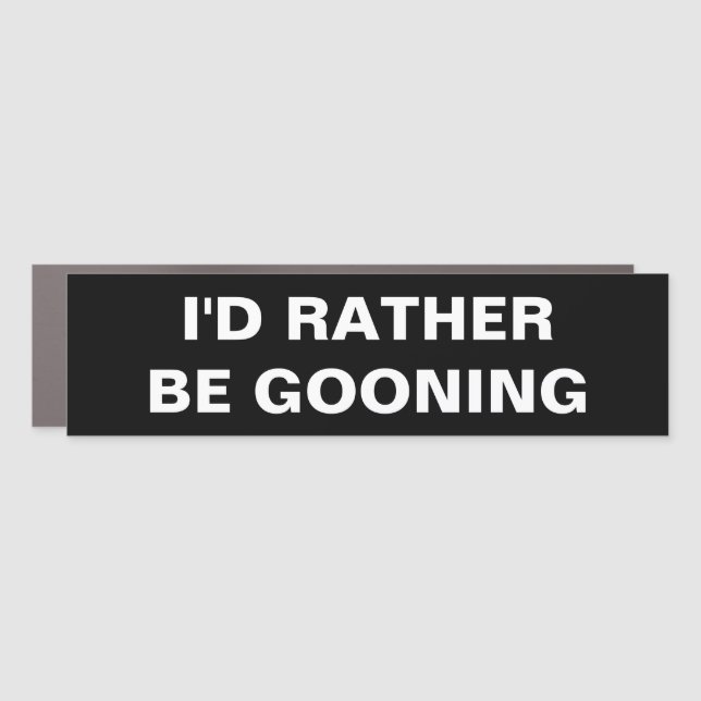 3" X 11" Traditional Bumper Car Magnet (Front)