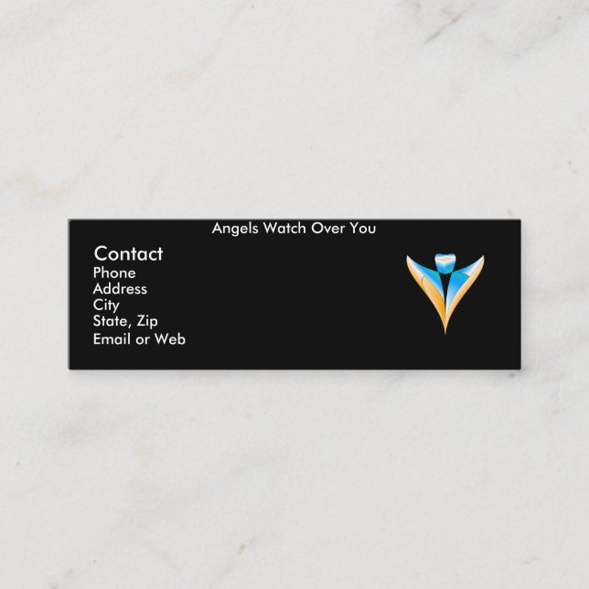 3" x 1" Business Card 20 Pack (Front)