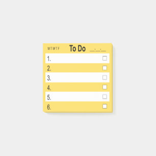 3" x 3" Post-it® Notes ToDo