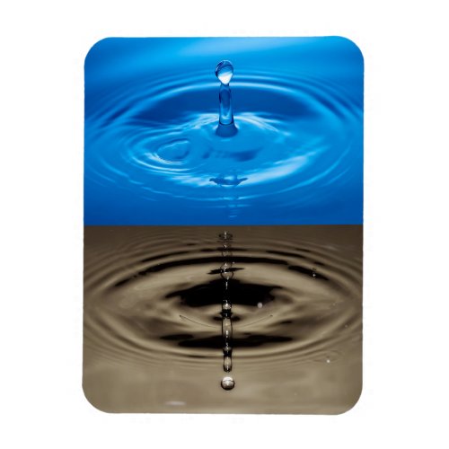 3 x 4 CleanDirty Water Drop No Text Dishwasher  Magnet