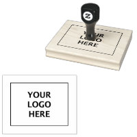 Business Logo Stamp With Custom Art Logo Branding Stamper Customized Stamp  Design Round Stamps, Rectangular, Square Sizes 1/2 4 