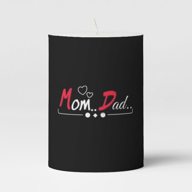 3" x 4" Pillar Candle (Front)