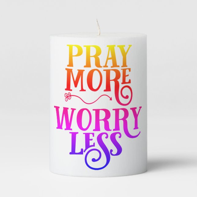 3" x 4" Pillar Candle (Front)