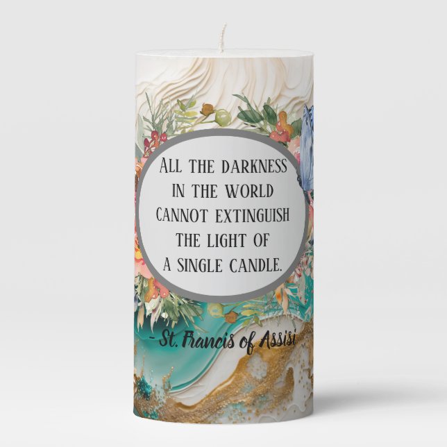 3" x 4" Pillar Candle (Front)