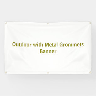 3' x 5' Outdoor with Metal Grommets Banner