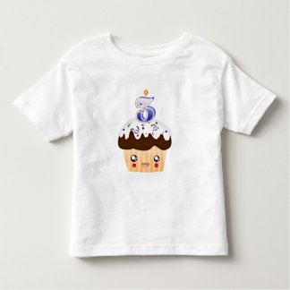 3 Year Cupcake T - Blue Toddler T-shirt