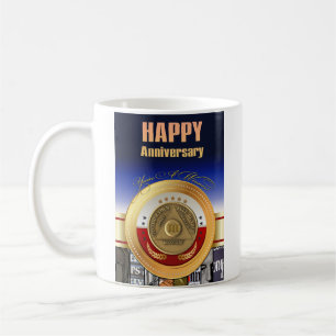 3 Year CUSTOM NAME AA Coin You're A Winner Coffee Mug