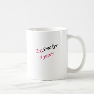 3 year ex-smoker coffee mug