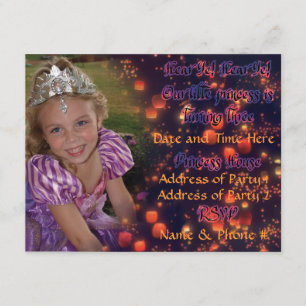 3 Year Old Princess Birthday Invitations