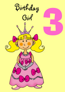 3 Year Old Party Cards Zazzle