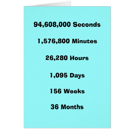 3 years any way you slice it (Front)