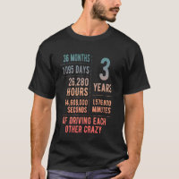 3 Years Married Funny 3rd Wedding Anniversary