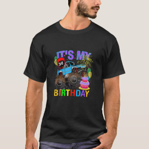 3 Years Old Boys 3rd Birthday Monster Truck Birthd T-Shirt