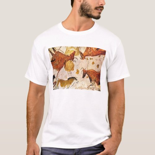 3b  Ancient Lascaux Bulls T_Shirt