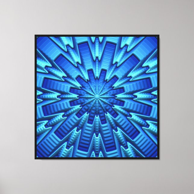 3D Abstract Art 1A Canvas Print (Front)