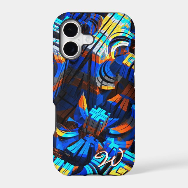 3D Abstract Art 23 Iphone Case (Back)