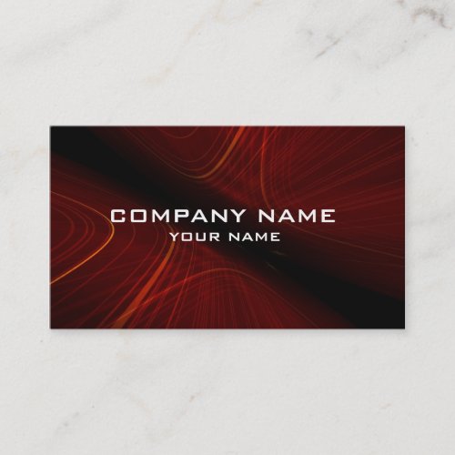 3d abstract business card