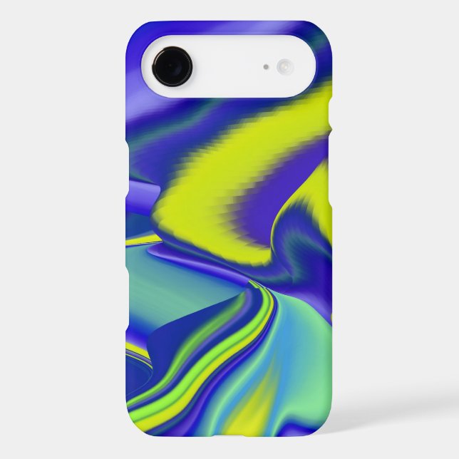 3D Abstract in green blue purple Case-Mate iPhone Case (Back)
