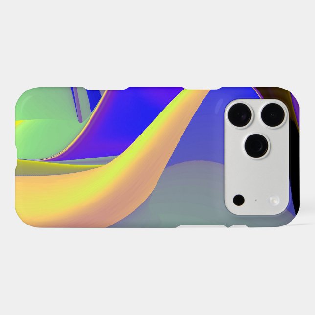 3D Abstract Rainbow Art Case-Mate iPhone Case (Back (Horizontal))