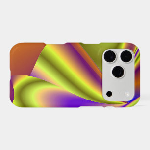 3D Abstract Rainbow Art iPhone 17 Pro Case