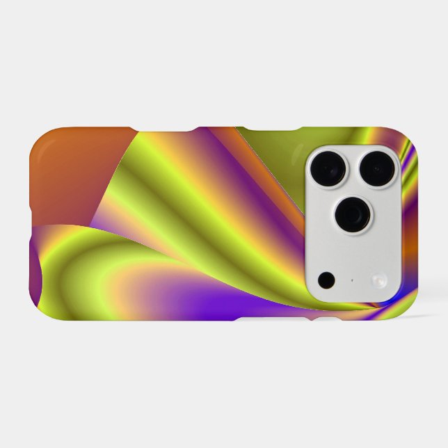 3D Abstract Rainbow Art Case-Mate iPhone Case (Back (Horizontal))