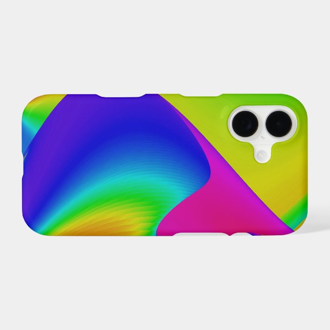 3D Abstract Rainbow Art Case-Mate iPhone Case (Back (Horizontal))