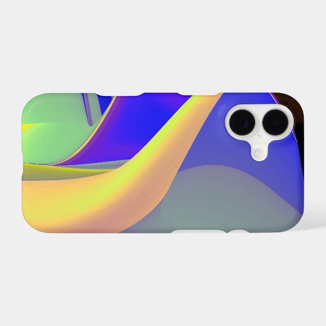 3D Abstract Rainbow Art Case-Mate iPhone Case (Back (Horizontal))