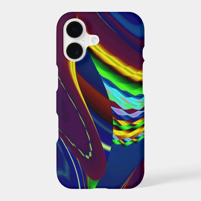 3D Abstract Rainbow Art Iphone Case (Back)