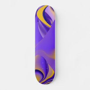 3D Abstract Rainbow Art Skateboard Deck