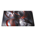 3D Abstract red Canvas Print