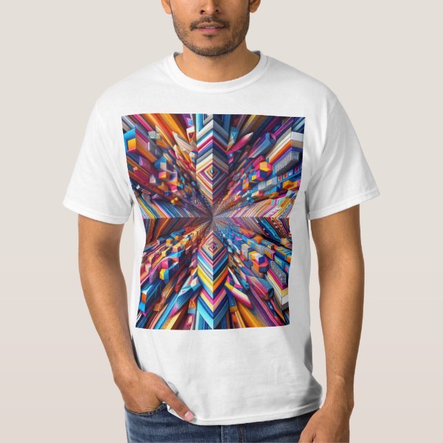 3D Abstract T-Shirt (Front)