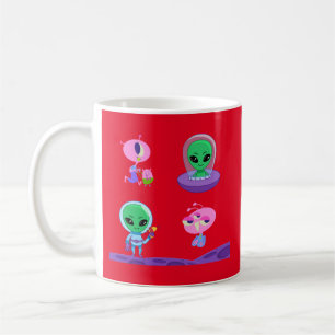 3D Alien Character Design  Coffee Mug