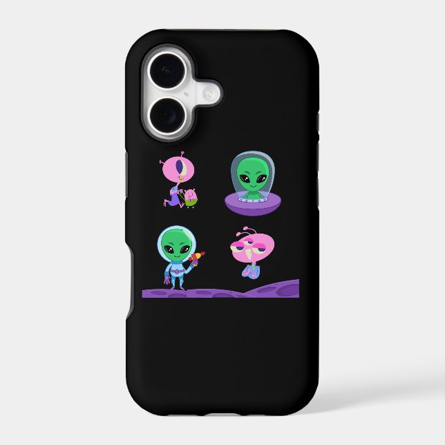 3D Alien Character Design  Iphone Case (Back)