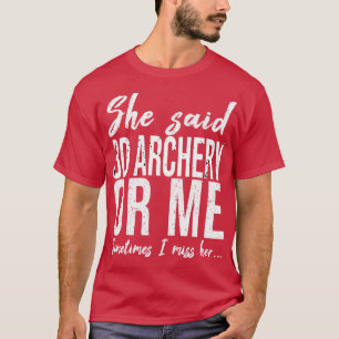3D Archery funny sports gift  T-Shirt
