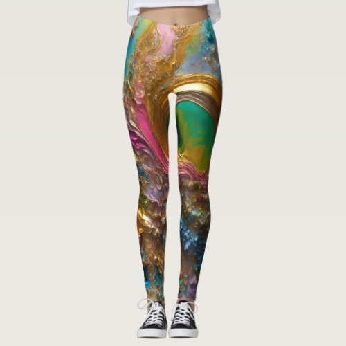 3D art Design Leggings