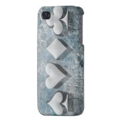 3D Artwork "Poker Suits" iPhone Case (Back Left)