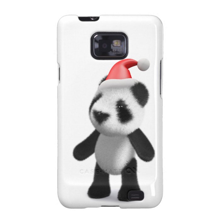 3d Baby Panda Santa Samsung Galaxy S Case