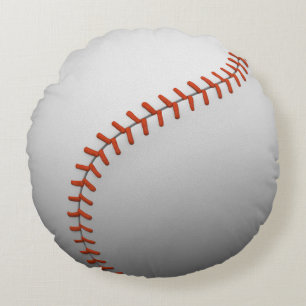 3D baseball ball Round Pillow