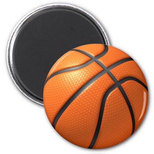 3D Basketball Magnet